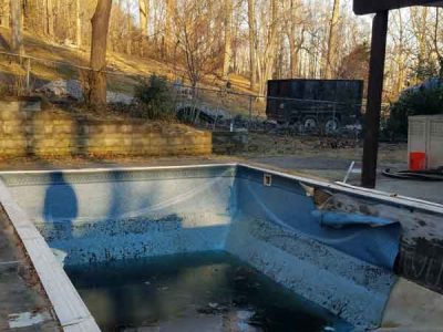 Residential Outdoor Pool Demolition Services