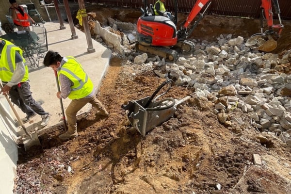 Outdoor Pool Demolition